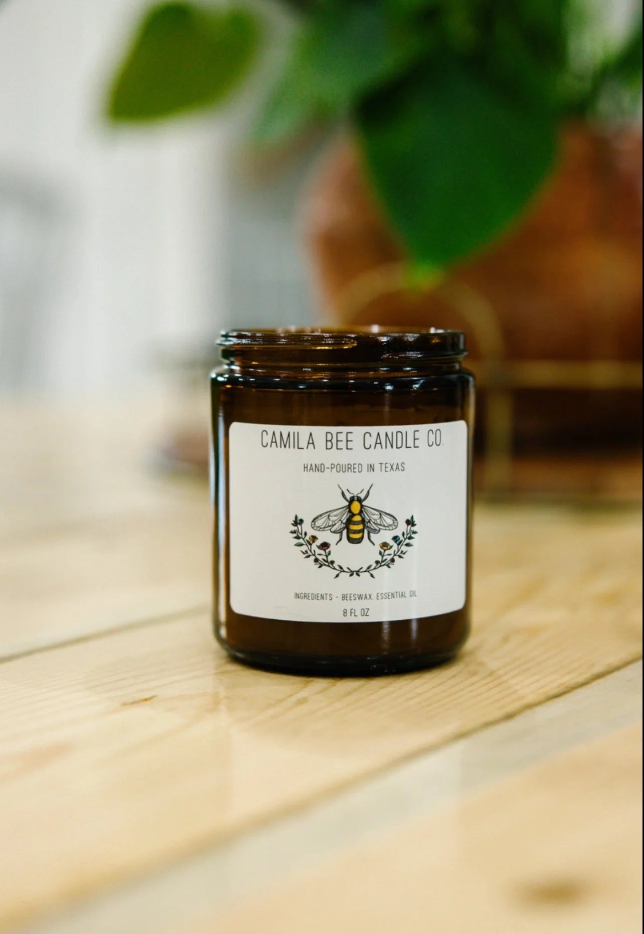 Camila Bee Candle- Lavender & Sandalwood