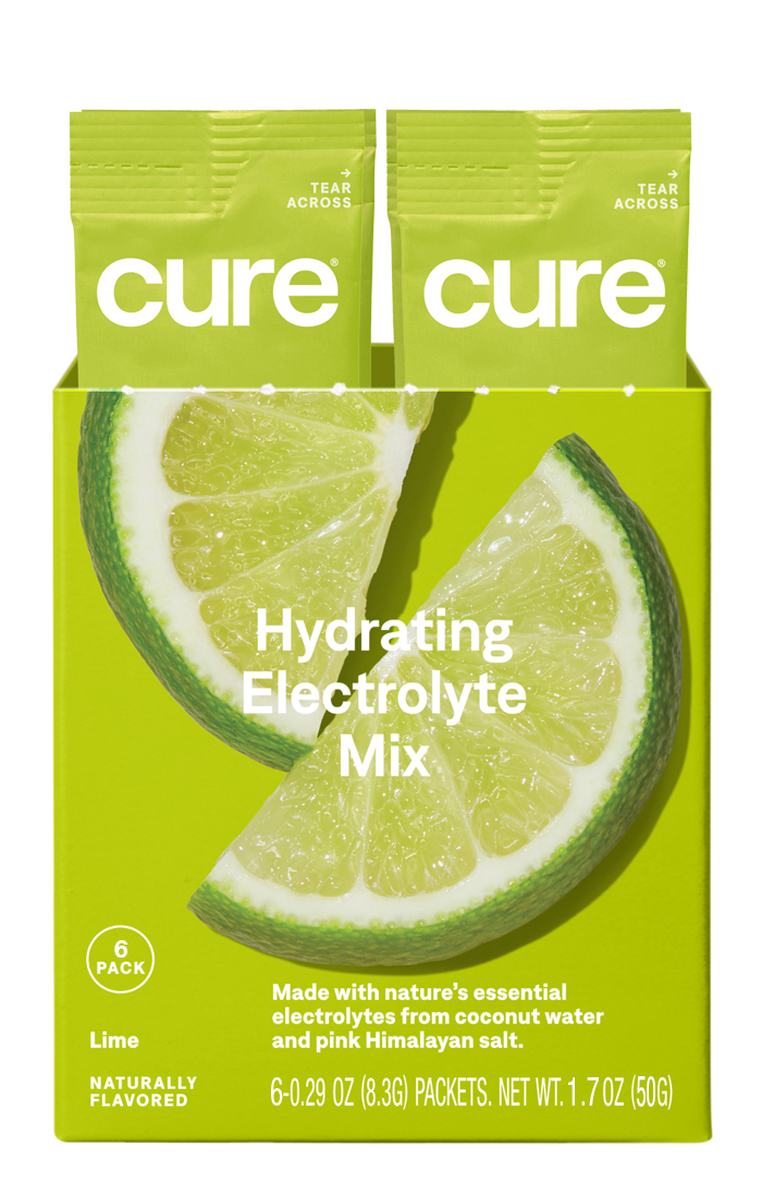 Hydrating Electrolyte Drink Mix - Lime 6ct Box