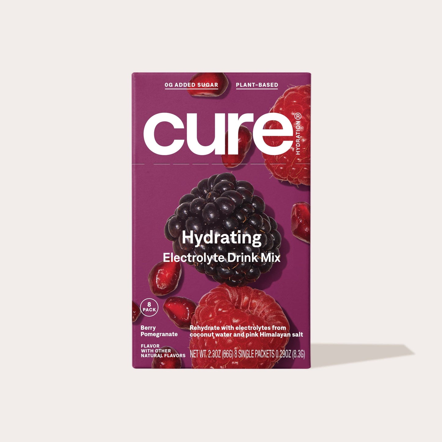 Hydrating Electrolyte Drink Mix Berry Pomegranate (8ct)